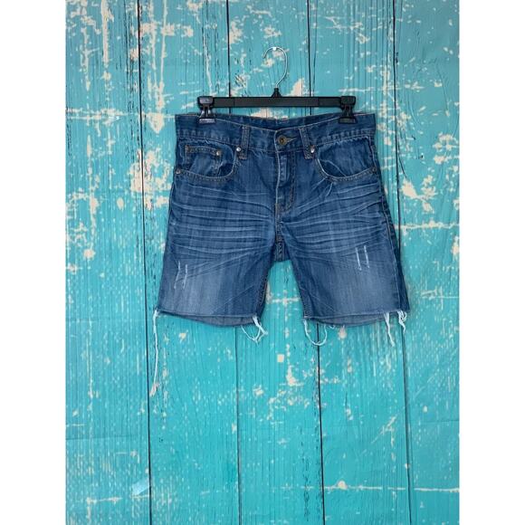 Heritage 1981 distressed denim shorts size 28 - Picture 7 of 8